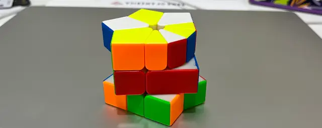 A scrambled Square-1 puzzle
